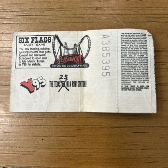 Jimmy Buffet Concert Ticket Stub July 23, 1989 Starplex Amphitheater Dallas, TX - Picture 2 of 2